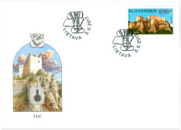 FDC 635 Slovakia EUROPA 2017 Castle - 2017