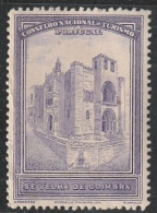 Vignette/ Vinheta, Portugal - 1930, Conselho Nacional De Turismo. Sé Velha De Coimbra -||- MNG, Sans Gomme - Local Post Stamps