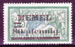 MEMEL - Timbre N°25 Neuf A/charnière - Nuevos