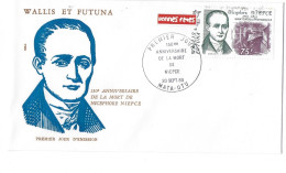 WALLIS ET FUTUNA FDC De 1983.150 Ieme ANNIVERSAIRE DE LA MORT DE NIEPCE - Lettres & Documents