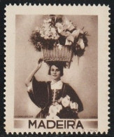 Vignette, Portugal - Vinheta Turística. Madeira -|- MNH - 3,6x4,5 Cm. - Emisiones Locales