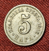 SERBIA- 5 PARA 1912. - Servië