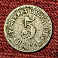 SERBIA- 5 PARA 1904. - Serbia