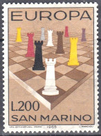 SAINT MARIN Echecs, Echec, Chess, Ajedrez. Yvert N°654 ** MNH - Chess