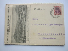 Nagold, Rohrdorf, Reklamekarte Fischzucht, Schöne Karte  Um 1922 - Nagold