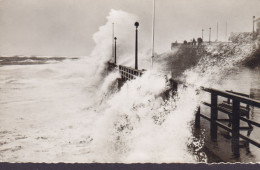 Germany PPC Nordseeheilbad Westerland Auf Sylt- Sturm. Verl. Schöning & Co., Lübeck. AGFA Echte Real Photo (2 Scans) - Nordfriesland