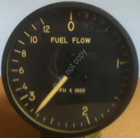Strumento Aeronautica Vintage - Bendix Aviation - Indicatore Flusso Carburante - Equipement