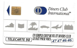 Telecarte D 145A Diners Club 50 Unités Luxe SO2 - Ad Uso Privato