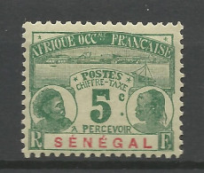 SENEGAL TAXE N° 4 NEUF*  CHARNIERE   / Hinge / MH - Timbres-taxe