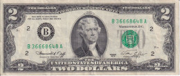 BILLETE DE ESTADOS UNIDOS DE 2 DÓLLARS DEL AÑO 1976 SERIE B   (BANKNOTE) - Federal Reserve Notes (1928-...)