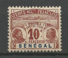 SENEGAL TAXE N° 5 NEUF*  CHARNIERE   / Hinge / MH - Timbres-taxe