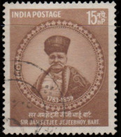 Inde 1959. ~ YT 112 - Sir Jamsetjee Jejeebhoy (1783-1859) - Usati