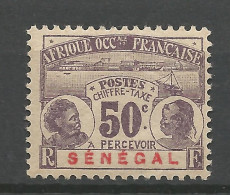 SENEGAL TAXE N° 9 NEUF*  CHARNIERE   / Hinge / MH - Impuestos