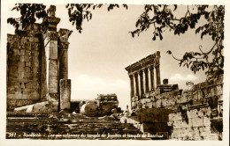 CPSM- LIBAN - BAALBEK - Les 6 Colonnes Du Temple De Jupiter Et Temple De Bacchus _Edit. Photo Sport Beyrouth N°361 - Liban