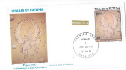 WALLIS ET FUTUNA FDC De 1984. PEGASE 1957 Hommage à Jean Cocteau - Covers & Documents