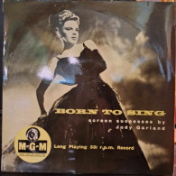 Judy Garland ‎– Born To Sing (25 Cm) - Special Formats