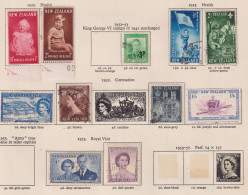 NEW ZEALAND- 1952-68 Various Issues As Scans - Gebraucht