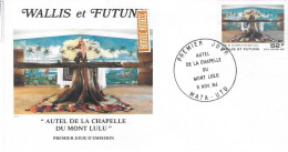 WALLIS ET FUTUNA FDC De 1984. Autel De La Chapelle Du Mont Lulu - Brieven En Documenten