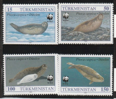 Turkmenistan 1993, Postfris MNH, WWF, Caspian Seal - Turkmenistán