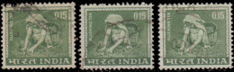 Inde 1965. ~ YT 193 (par 3) - Cueillette Du Thé - Unused Stamps