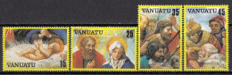 VANUATU 640-643,unused,Christmas 1982 - Vanuatu (1980-...)