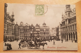 ACP - Ancienne Carte Postale - 1908 - BRUXELLES GRAND'PLACE -  TBE - Brussel (Stad)