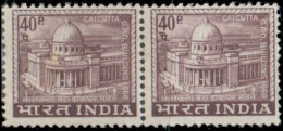 Inde 1967. ~ YT 227A Paire (par 2)- Postes De Calcutta - Gebruikt