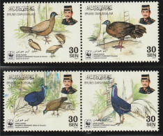 Brunei 2001, Postfris MNH, WWF, Bulwer's Pheasant - Brunei (1984-...)