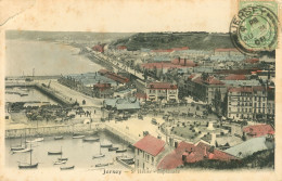 CPA- JERSEY - Ann.1900_ St-Helier - Esplanade- Vue Panoramique- Edit. Geo Barré ** 2 Scans - St. Helier