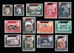 1966 Aden (Kathiri State Of Seiyun) South Arabia Ordinary Overprinted Set MNH** YY - Aden (1854-1963)
