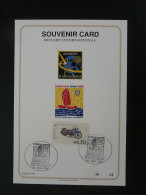 Encart Folder Souvenir Card Rotary International Convention Barcelona Espagne Spain 2002 (n°96) - Brieven En Documenten