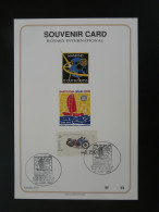 Encart Folder Souvenir Card Rotary International Convention Barcelona Espagne Spain 2002 (n°98) - Storia Postale