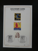 Encart Folder Souvenir Card Rotary International Convention Barcelona Espagne Spain 2002 (n°71) - Cartas & Documentos