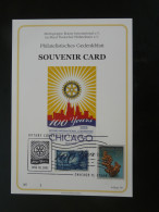 Encart Folder Souvenir Card Rotary International Convention Chicago USA 2005 (n°5) - Lettres & Documents
