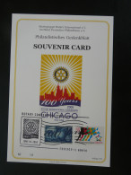 Encart Folder Souvenir Card Rotary International Convention Chicago USA 2005 (n°18) - Storia Postale