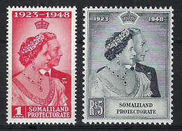 SOMALILAND Ca.1948: Lot De 2 Neufs* - Somaliland (Protectorate ...-1959)