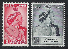 SOMALILAND Ca.1948: Lot De 2 Neufs* - Somaliland (Protectorat ...-1959)