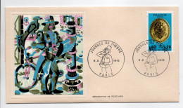 - FDC JOURNÉE DU TIMBRE - PARIS 8.3.1975 - Catalogue THIAUDE - - Stamp's Day