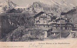 KURHAUS   MURREN ET LES GSPALTENHORNER                       PRECURSEUR - Mürren