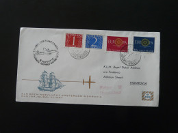 Lettre Premier Vol First Flight Cover Amsterdam --> Monrovia Liberia KLM 1960 - Brieven En Documenten