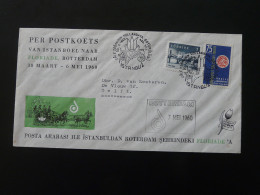 Lettre Cover Expo Floriade Rotterdam Istanbul Turquie Turkey 1960 (ex 1) - Briefe U. Dokumente