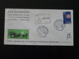 Lettre Cover Expo Floriade Rotterdam Istanbul Turquie Turkey 1960 (ex 2) - Brieven En Documenten