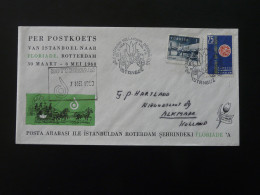 Lettre Cover Expo Floriade Rotterdam Istanbul Turquie Turkey 1960 (ex 4) - Brieven En Documenten