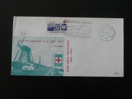 Lettre Cover Croix Rouge Red Cross Auto Postkantoor PTT Kantoor Haarlem Netherlands 1963 (ex 1) - Storia Postale