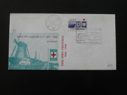 Lettre Cover Croix Rouge Red Cross Auto Postkantoor PTT Kantoor Rotterdam Netherlands 1963 (ex 1) - Lettres & Documents