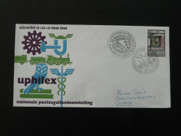 Lettre Cover Exposition Philatélique Uphilex Utrecht Pays Bas Netherlands 1966 (ex 1) - Covers & Documents