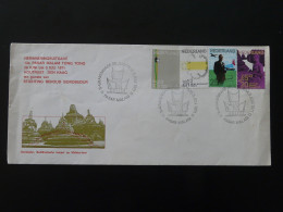 Lettre Cover Borobudur Buddhist Temple Indonesia Pasar Malam Pays Bas Netherlands 1971 - Buddhismus