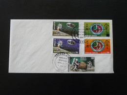 FDC Espace Space Apollo Timbres Non Dentelés Surchargés Soyuz Imperforated Stamps Overprinted Soyuz Togo 1973 - Afrique