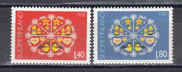 Finland 1988 - Christmas, Mi-Nr. 1066/67, MNH** - Unused Stamps