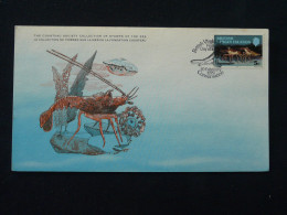 Carte Maximum Card Langouste Lobster British Virgin Islands 1979 - Crustaceans
